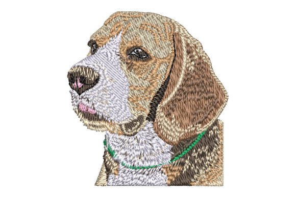 Beagle Embroidery Design Review for Business Merch