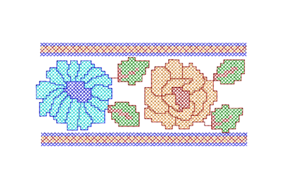 Cross Stitch Flower Border: A Designer’s Review