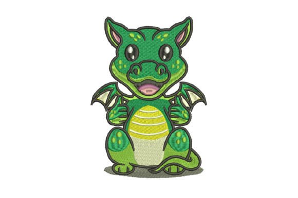 Cute Young Dragon: A Holiday Embroidery Review
