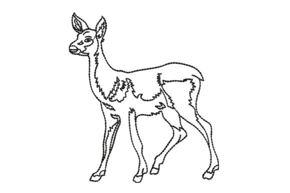 Deer Outline: A Seasonal Embroidery Review