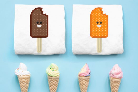 Review: Happy Ice Cream Bar Popsicle Applique
