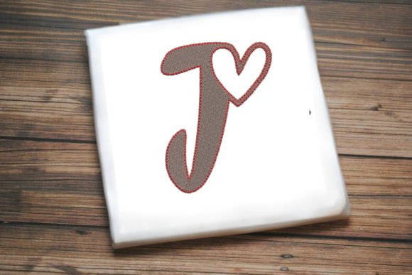 Review: Letter J with Beautiful Heart Design