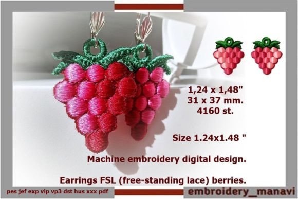Reviewing ITH Earrings FSL Berries for Gifts