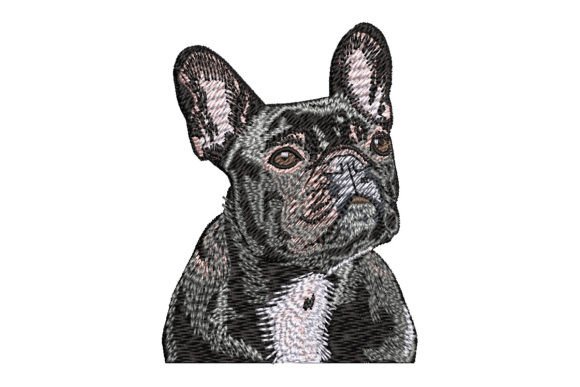 Reviewing the Black French Bulldog Embroidery Design