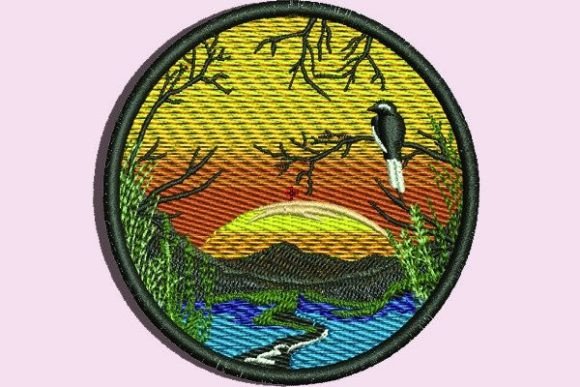 The Sunset Embroidery Design Review for Merch